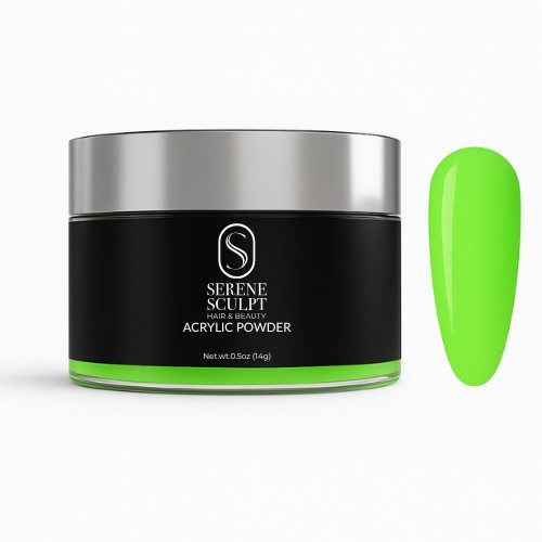 Acrylic Powder 14g Lime Green - Image 2
