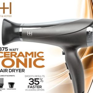 Hot & Hotter Ceramic Ionic Hair Dryer